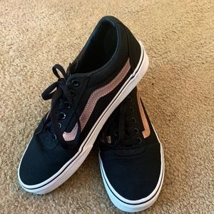 vans black rose gold